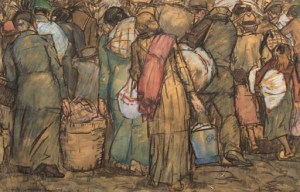 Leo_Gestel_Vluchtende_Belgen_1914